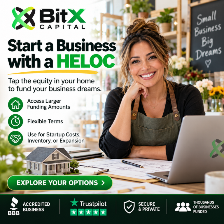 Start a business with a HELOC