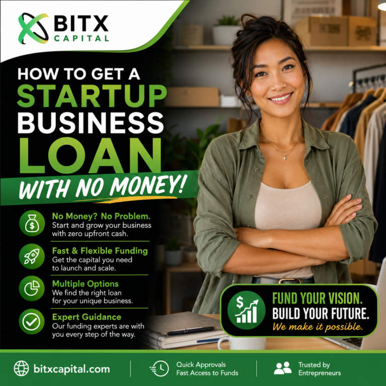 How to get a startup loan with no money