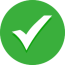 Green checkmark icon