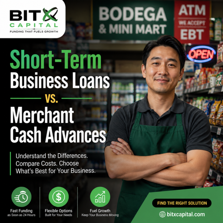 Short-Term Business Loans vs. Merchant Cash Advances