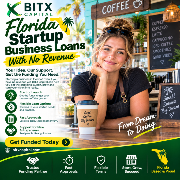 Florida Startup Business Loans With No Revenue