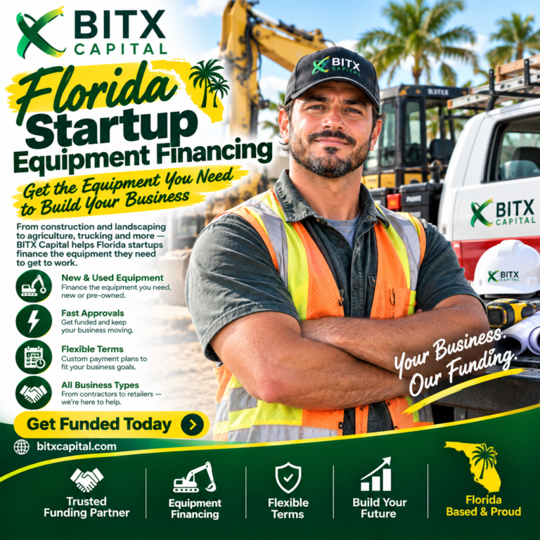 Florida Startup Equipment Financing for New Businesses