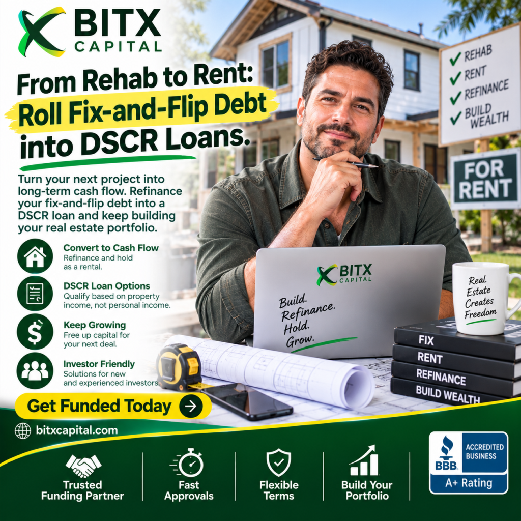 fix and flip to DSCR loan