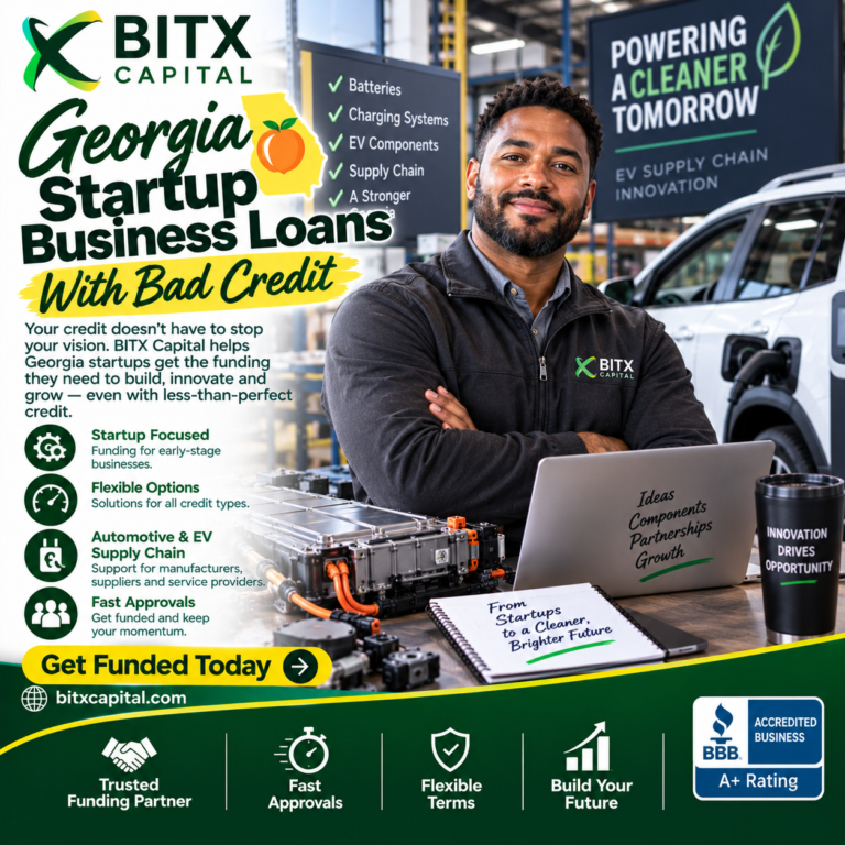 Georgia Startup Business Loans With Bad Credit