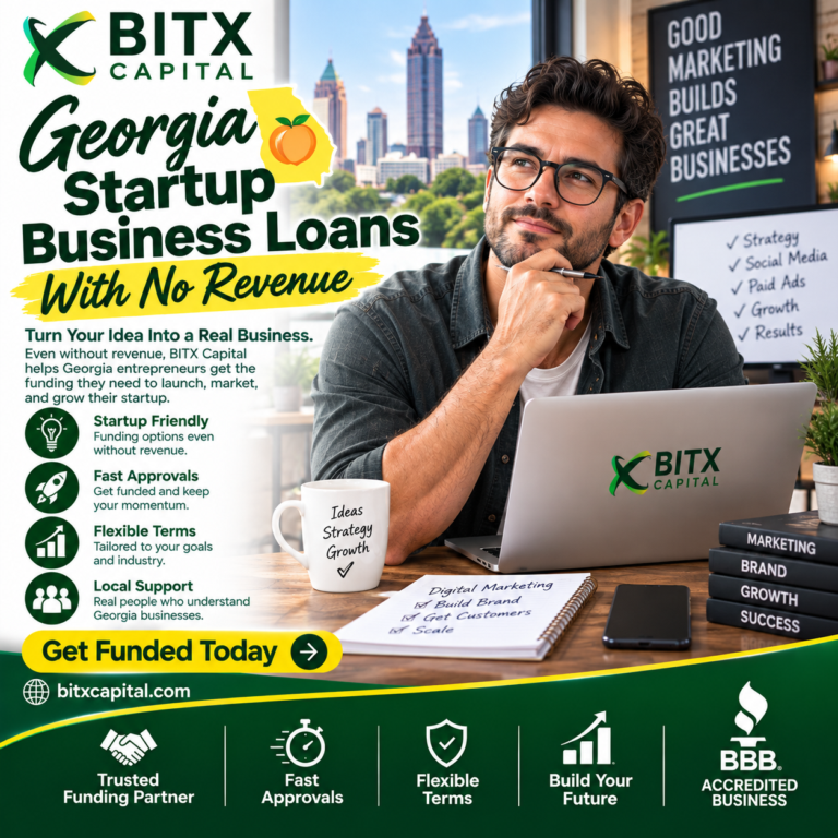 Georgia Startup Business Loans With No Revenue