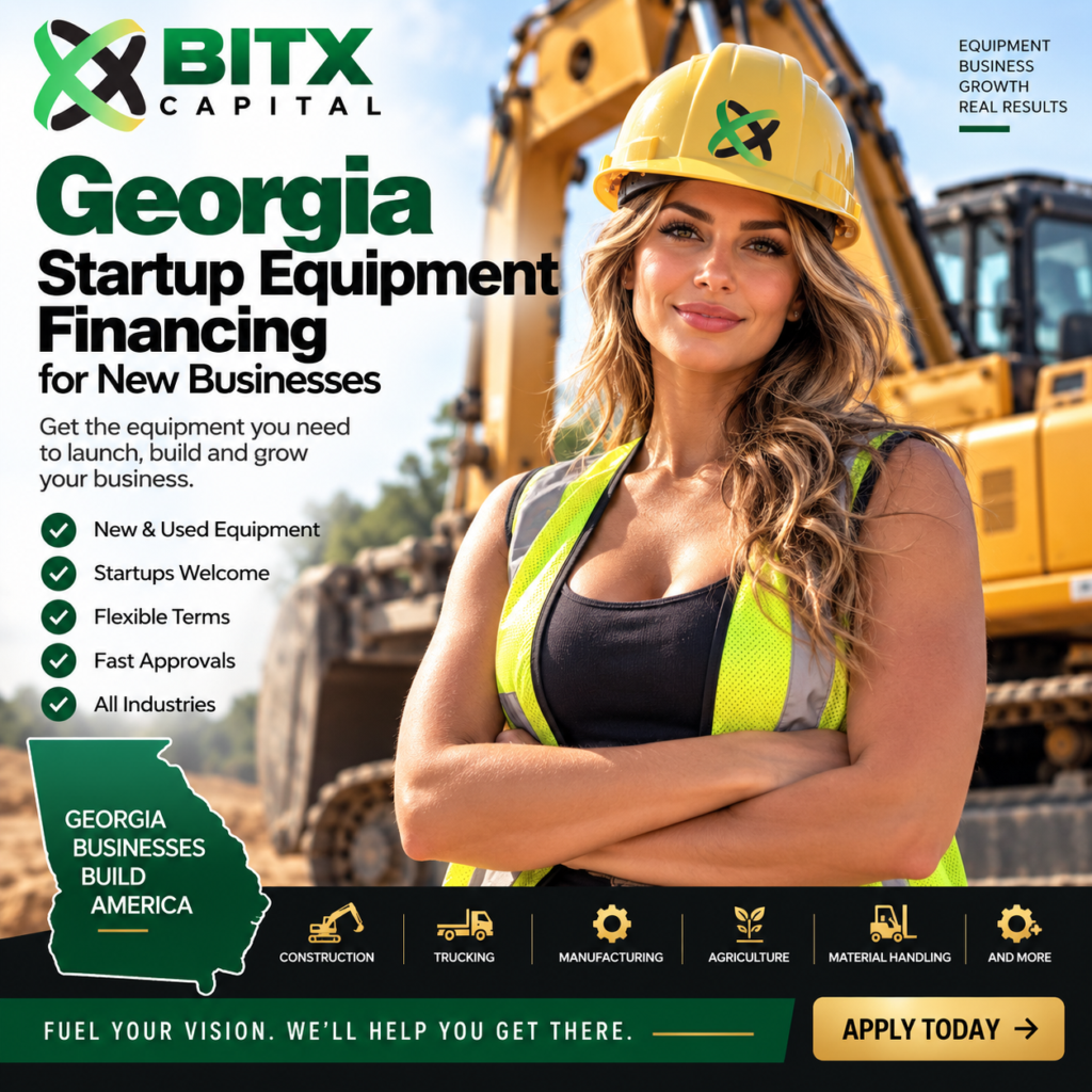 Georgia Startup Equipment Financing for New Businesses