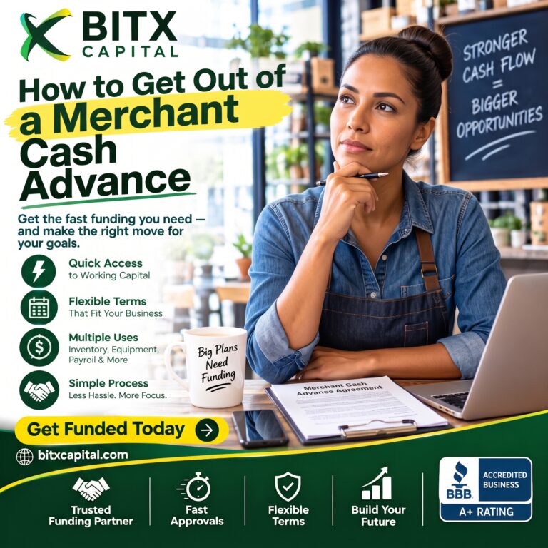 How to Get Out of a Merchant Cash Advance