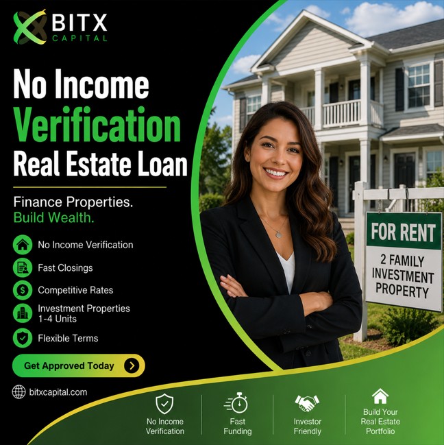 No Income Verification Real Estate Loan