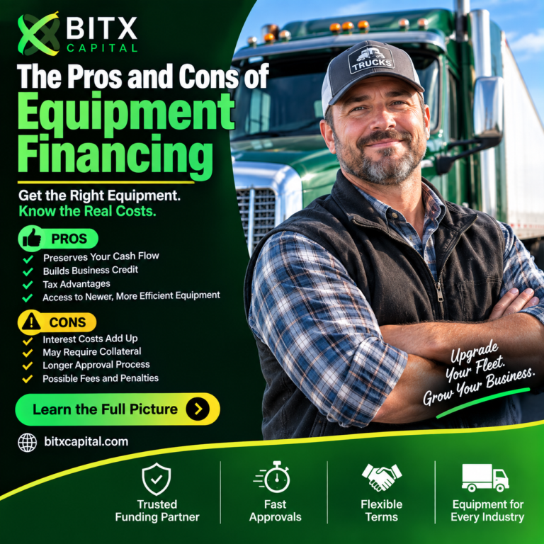 Pros and Cons of Equipment Financing