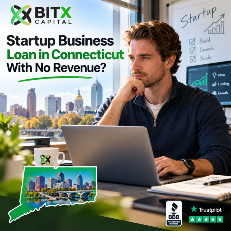Startup Business Loan in Connecticut With No Revenue