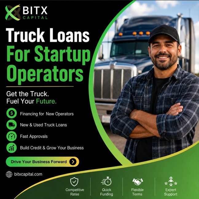Truck Loans For Startup Operators