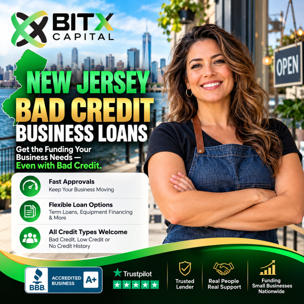 New Jersey bad credit business loans