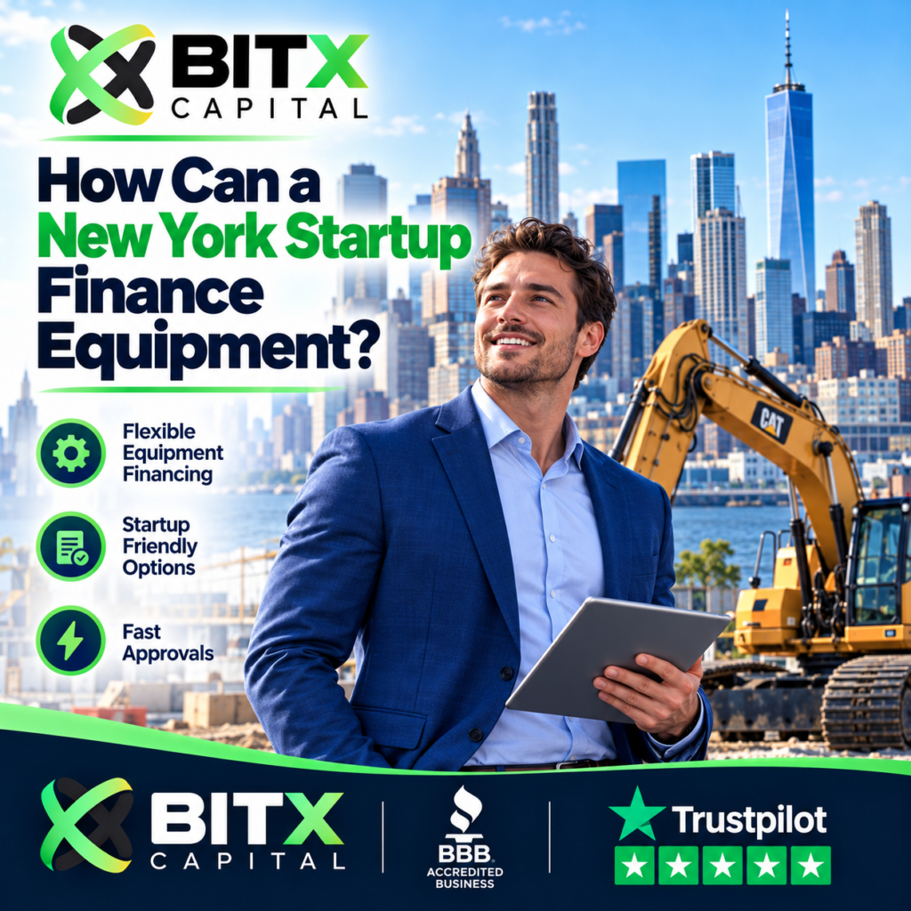 How Can a New York Startup Finance Equipment