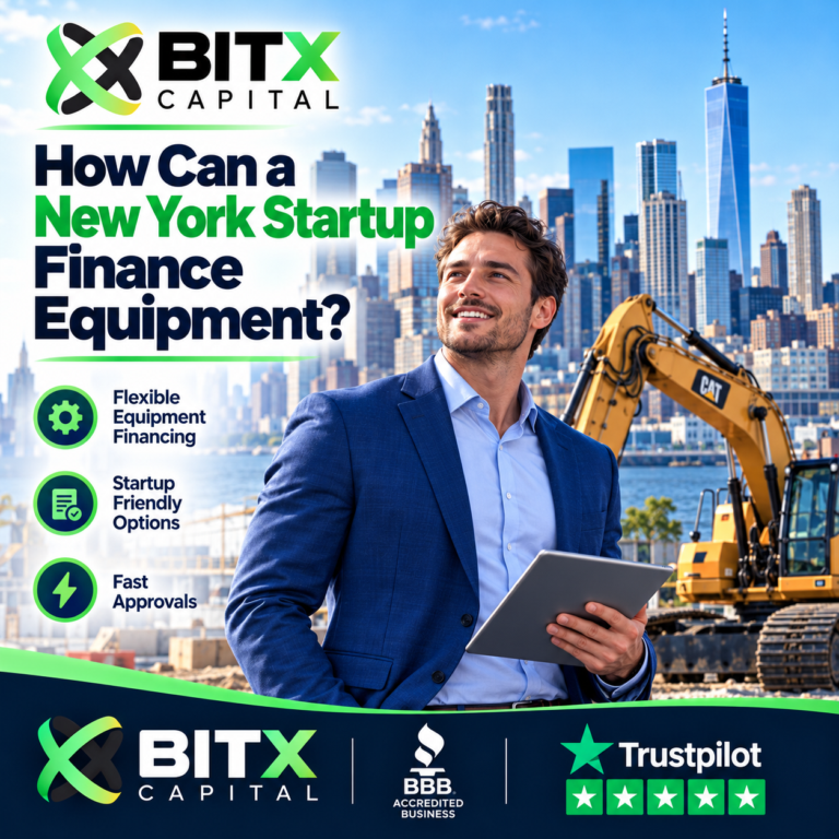 How Can a New York Startup Finance Equipment