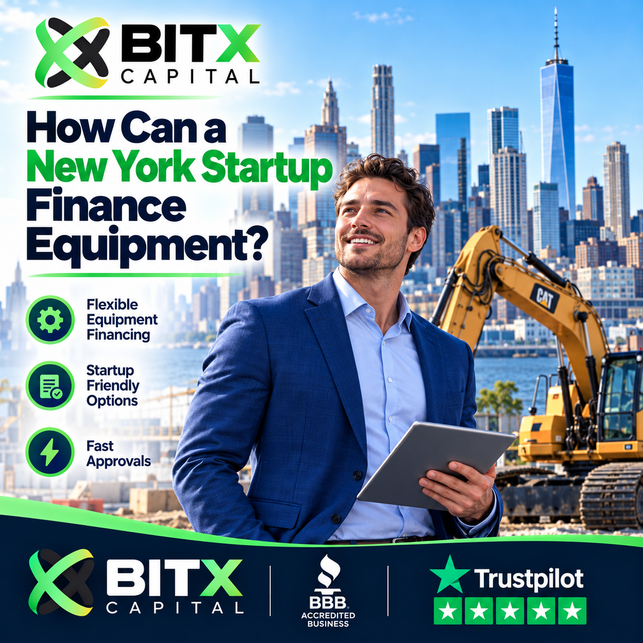 How Can a New York Startup Finance Equipment