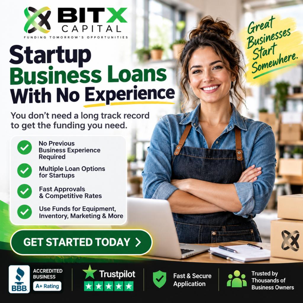 startup business loan no experience