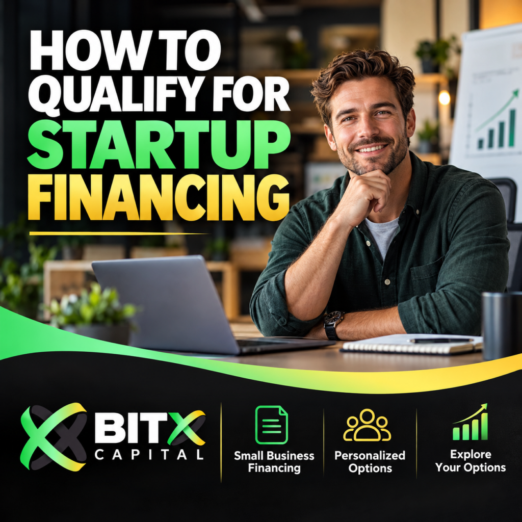how to qualify for startup financing